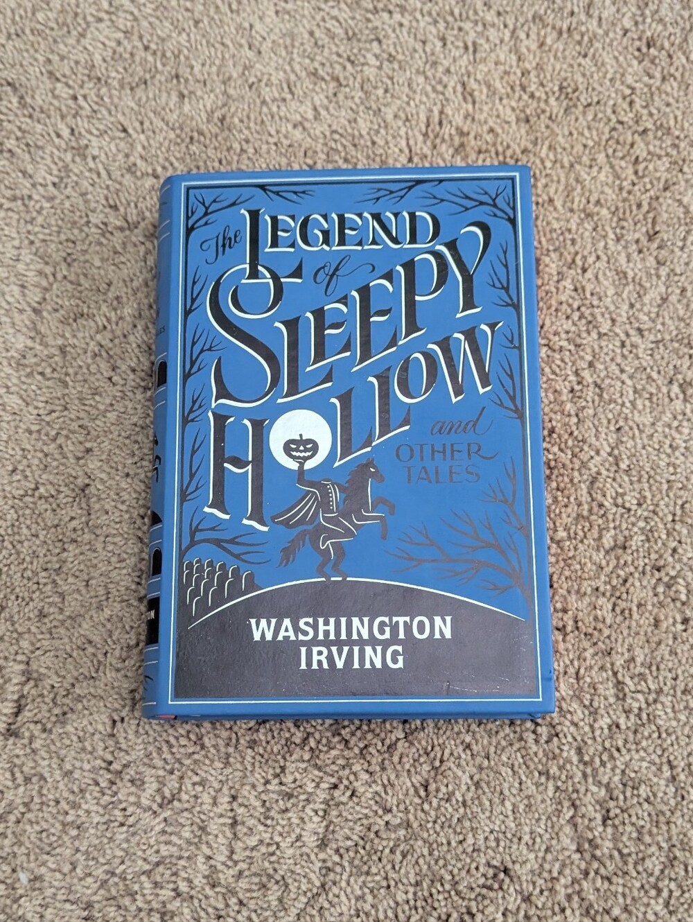 The Legend of Sleepy Hollow by Washington Irving - Blue Hardcover